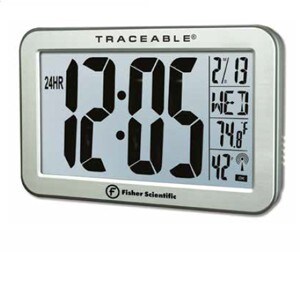 Fisherbrand Traceable™ Jumbo-Digit Compact Radio-Controlled Atomic Clock