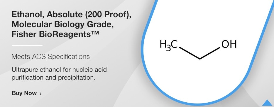 Ethanol, Absolute (200 Proof), Molecular Biology Grade, Fisher BioReagents™