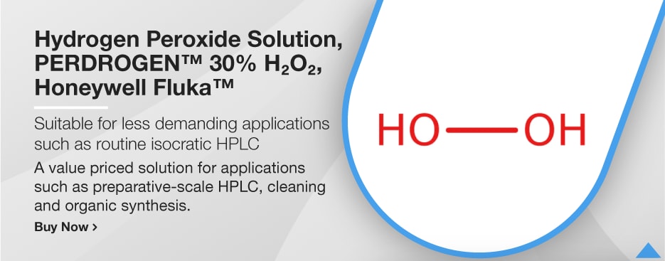 Hydrogen peroxide solution, PERDROGEN™ 30% H₂O₂, Honeywell Fluka™