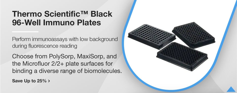 Thermo Scientific™ Black 96-Well Immuno Plates